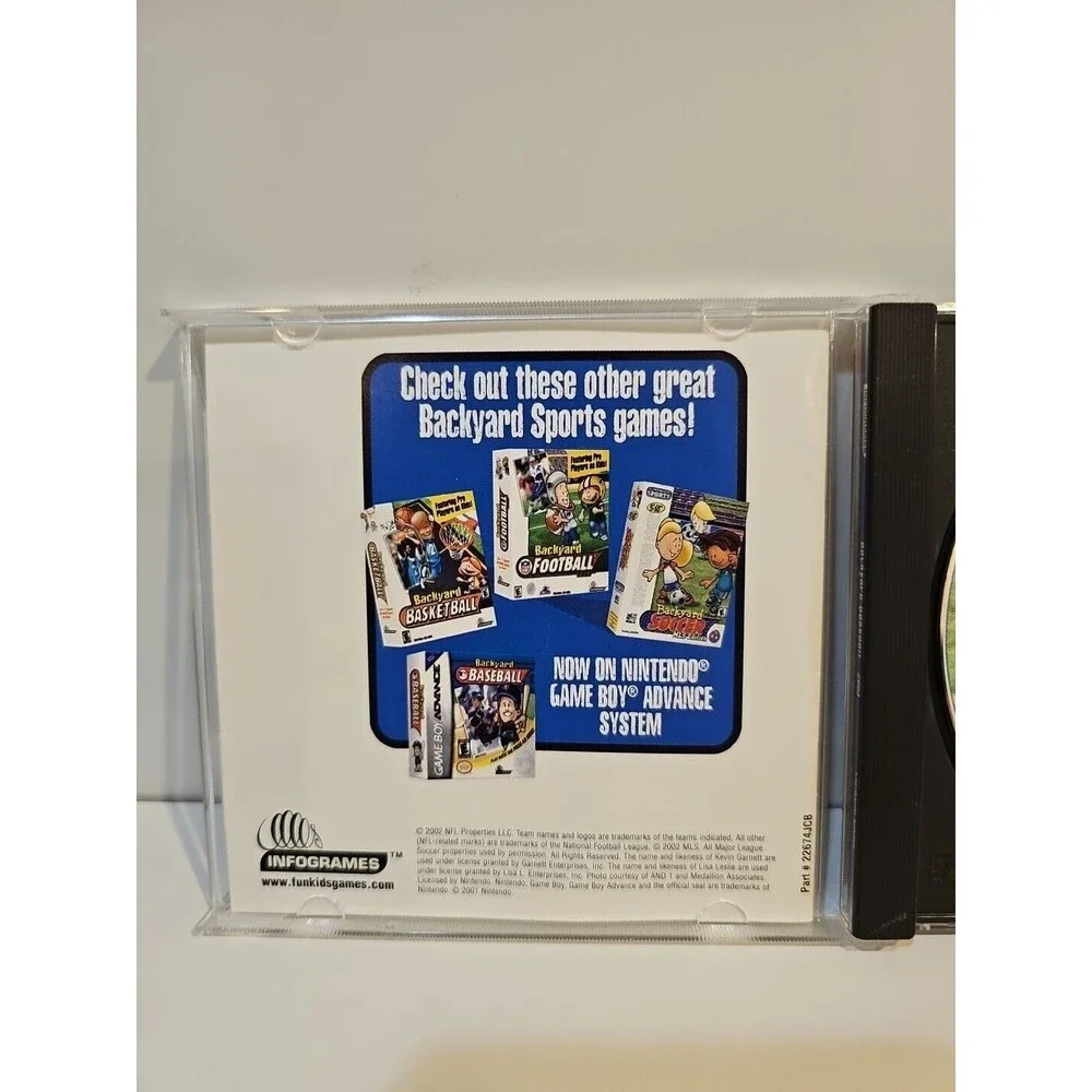 Backyard Baseball (PC CD-ROM, 2003) Win/Mac Mike Piazza Cover Working